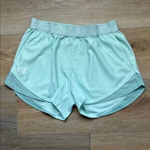 Under Armour Women's Mint Green Athletic Shorts